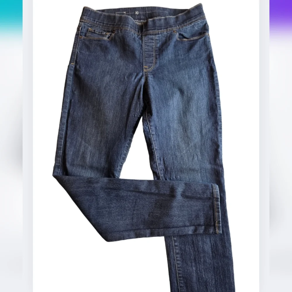 Levi's Pull-On Skinny Jeans Size 10 Blue Comfy Stretch Cute Bx-3167